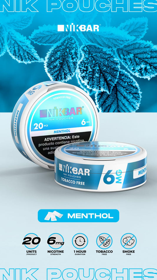 NIK Pouches | Menthol 6mg